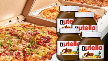 4 PIZZAS 40cm achetées = 4 Pizzas Nutella Offertes